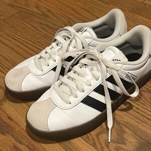 Adidas White and Black Classic Sneakers